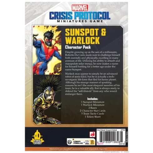Marvel: Crisis Protocol – Sunspot & Warlock 2 Marvel: Crisis Protocol – Sunspot & Warlock - Image 2