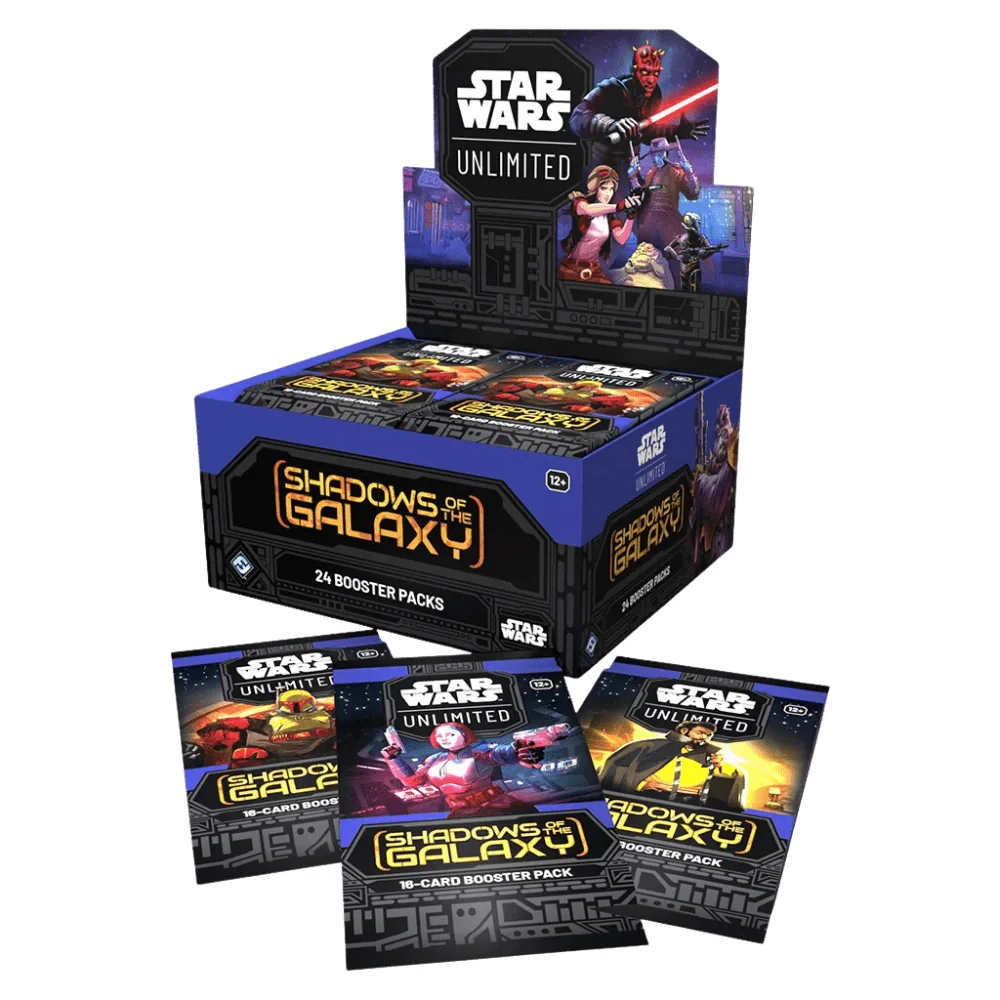 Fantasy Flight Games Star Wars: Unlimited Shadows Of The Galaxy Booster Display (24) 1 Fantasy Flight Games Star Wars: Unlimited Shadows Of The Galaxy Booster Display (24)
