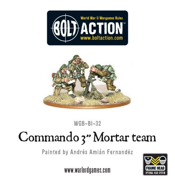 British Commando 3” Mortar Team 1 British Commando 3” Mortar Team
