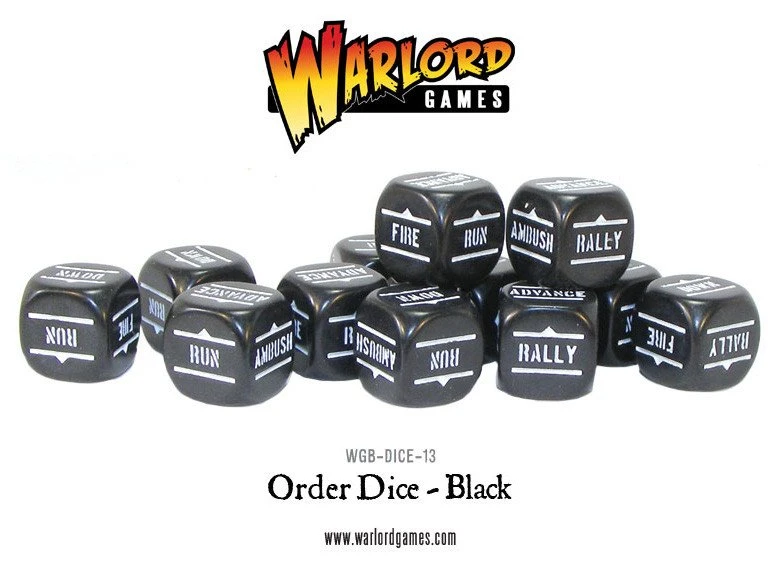 Bolt Action: Orders Dice Pack – Black 1 Bolt Action: Orders Dice Pack – Black