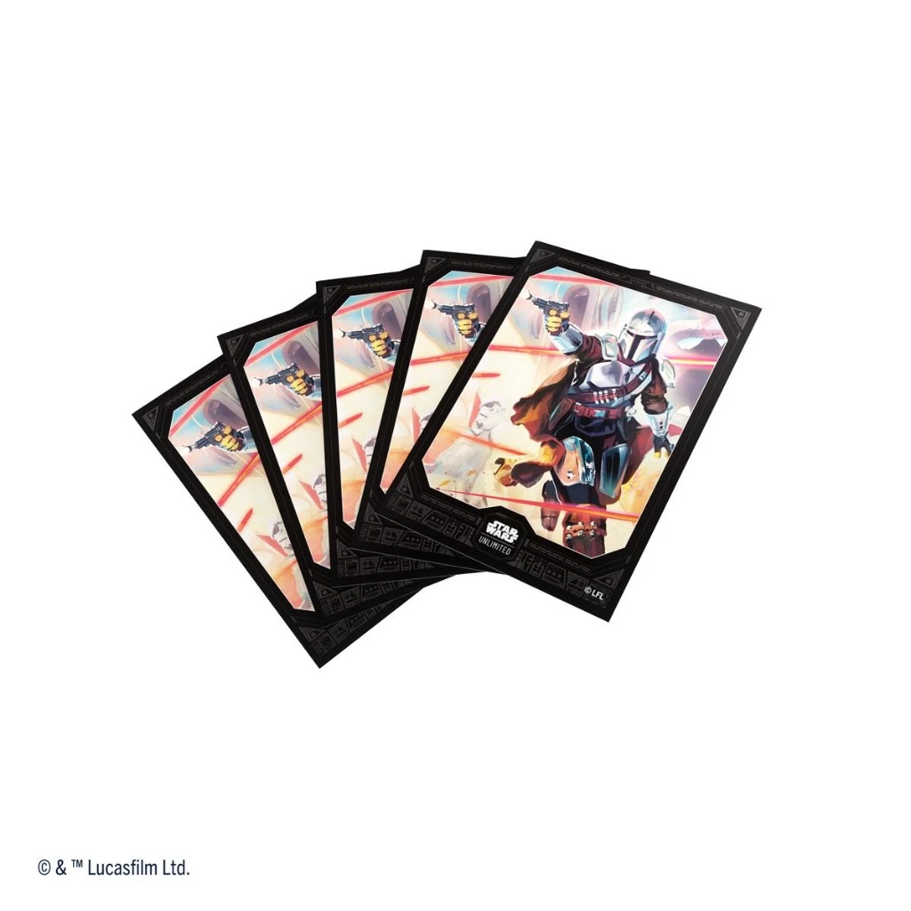 Gamegenic Star Wars: Unlimited Art Sleeves – Mandalorian 2 Gamegenic Star Wars: Unlimited Art Sleeves – Mandalorian - Image 2