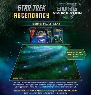 Star Trek Ascendancy: Borg Play Mat 1 Star Trek Ascendancy: Borg Play Mat