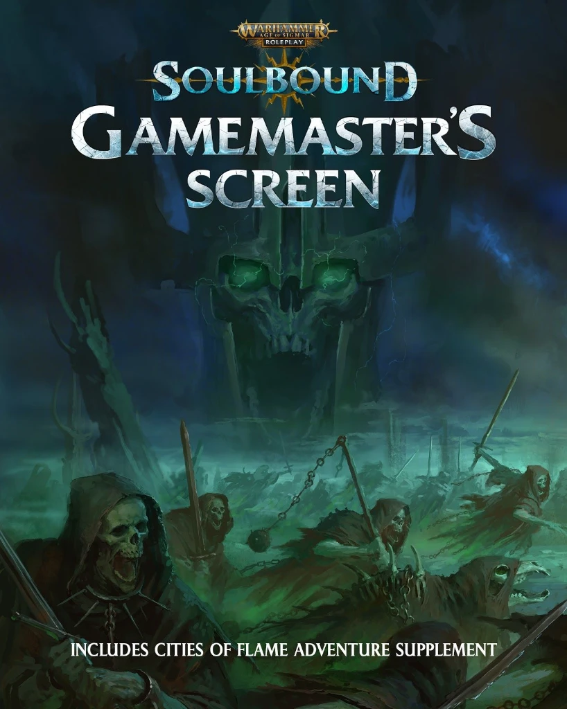 Warhammer Age Of Sigmar: Soulbound, Gamemaster’s Screen 1 Warhammer Age Of Sigmar: Soulbound, Gamemaster’s Screen