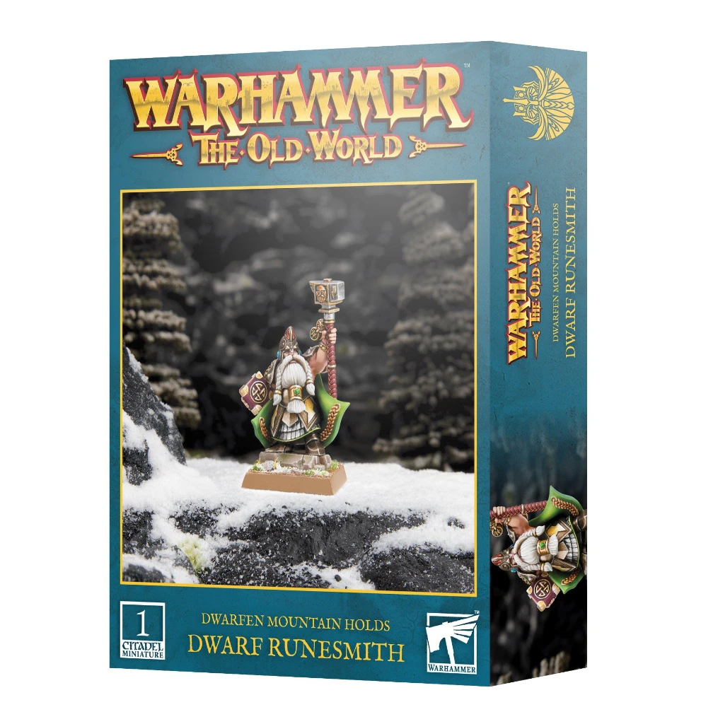 Games Workshop Dwarfen Mountain Holds: Dwarf Runesmith 1 Games Workshop Dwarfen Mountain Holds: Dwarf Runesmith