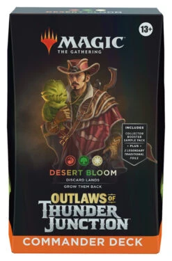 Wizards Of The Coast MTG: Outlaws Of Thunder Junction Commander Deck – Desert Bloom