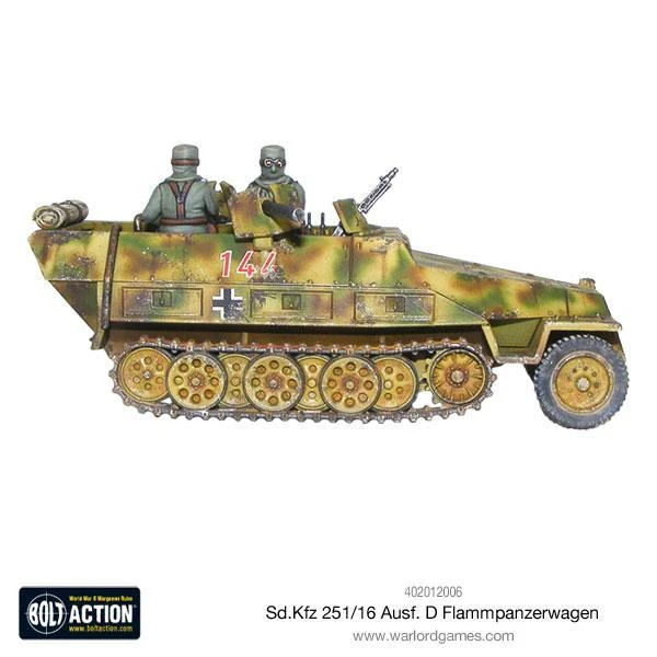 Sd.Kfz 251/16 Ausf D Flammpanzerwagen Half Track 5 Sd.Kfz 251/16 Ausf D Flammpanzerwagen Half Track - Image 5