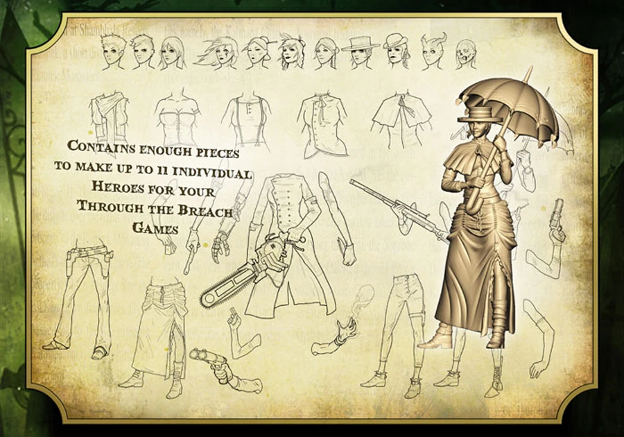 Through The Breach: Female Multi-part Kit 2 Through The Breach: Female Multi-part Kit - Image 2