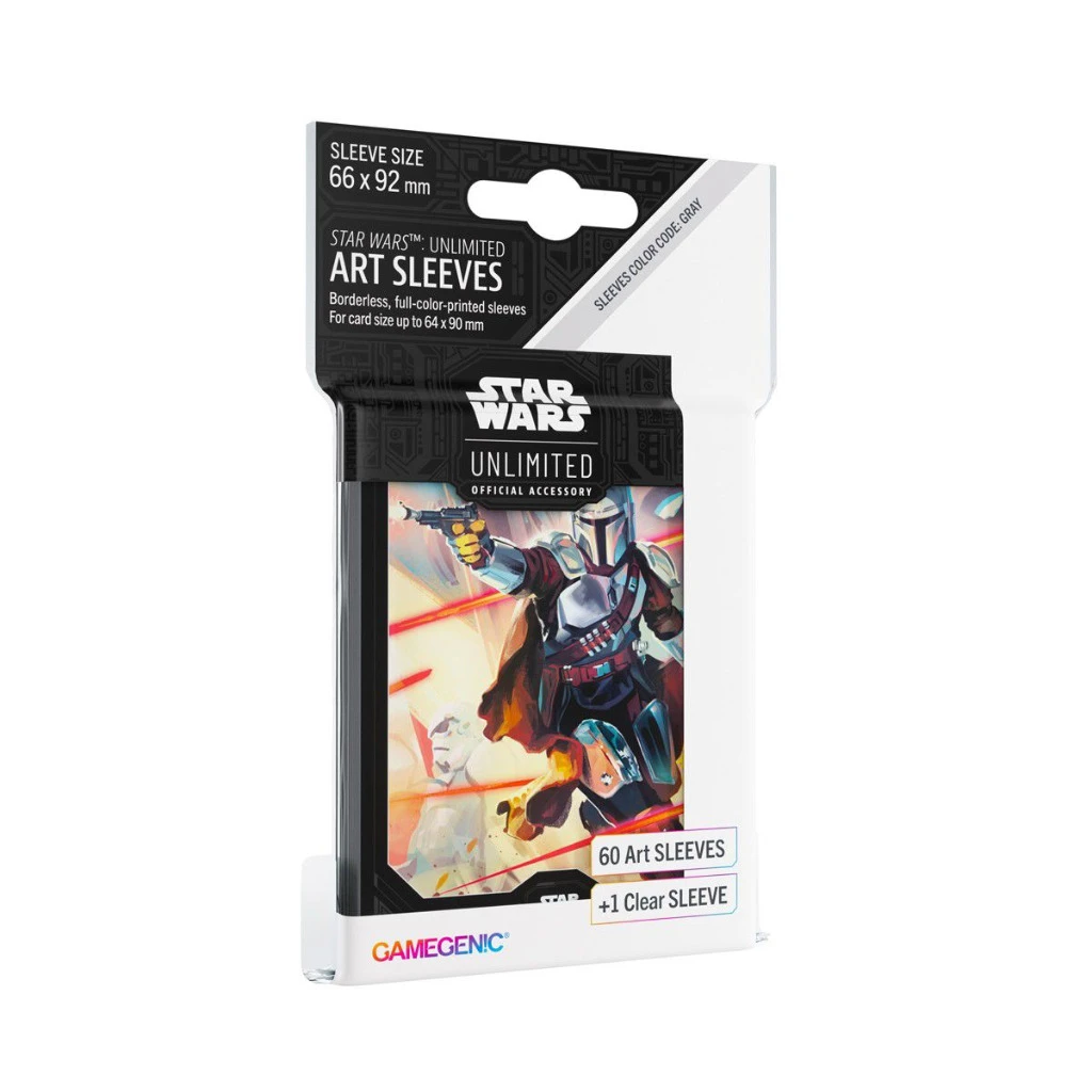 Gamegenic Star Wars: Unlimited Art Sleeves – Mandalorian 1 Gamegenic Star Wars: Unlimited Art Sleeves – Mandalorian