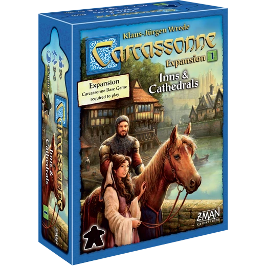 Z-Man Games Inns & Cathedrals: Carcassonne Expansion 1 1 Z-Man Games Inns & Cathedrals: Carcassonne Expansion 1