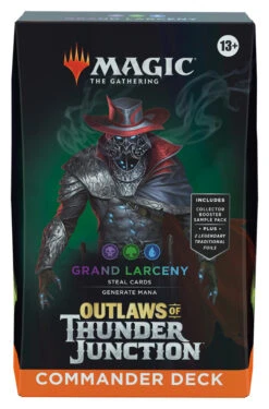 Wizards Of The Coast Outlaws Of Thunder Junction Commander Deck – Grand Larceny
