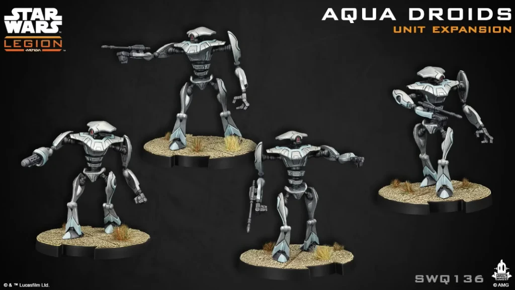 Star Wars Legion: Aqua Droids Expansion 1 Star Wars Legion: Aqua Droids Expansion