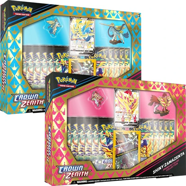 POKEMON Pokémon TCG: Sword & Shield 12.5 Crown Zenith Premium Figure Collection-Shiny Zacian/Shiny Zamazenta 1 POKEMON Pokémon TCG: Sword & Shield 12.5 Crown Zenith Premium Figure Collection-Shiny Zacian/Shiny Zamazenta