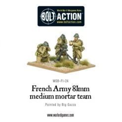 Early War French 81mm Mortar Team